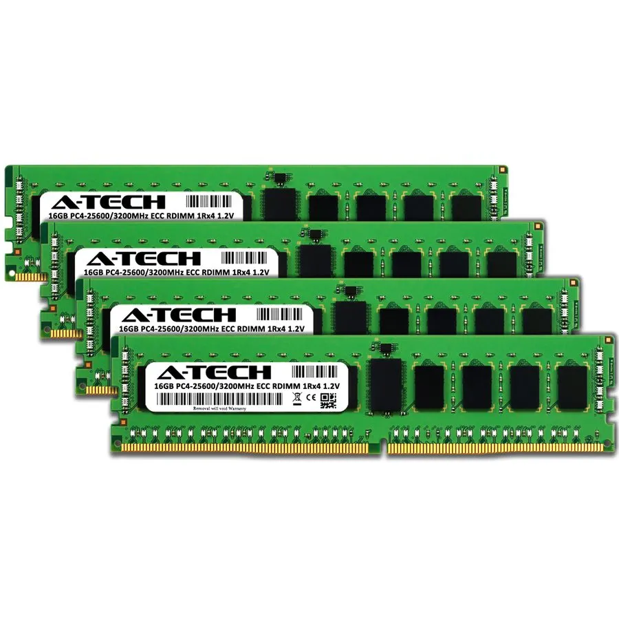 Модуль памяти 64GB 4x 16GB PC4-3200 RDIMM Supermicro 1024US-TRT 4124GO-NART Memo