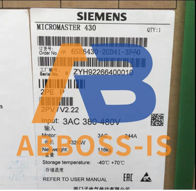 Частотный преобразователь 6SE6430-2UD41-3FA0