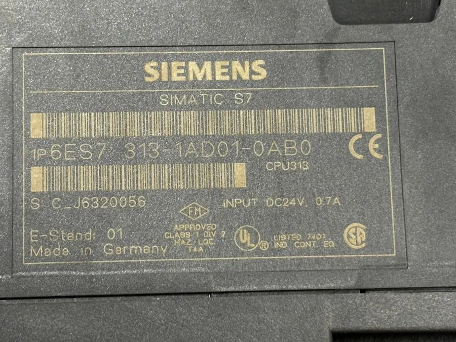 ПЛК Siemens 6ES7313-1AD01-0AB0 Simatic S7 CPU 313, B67 — фото лота 2