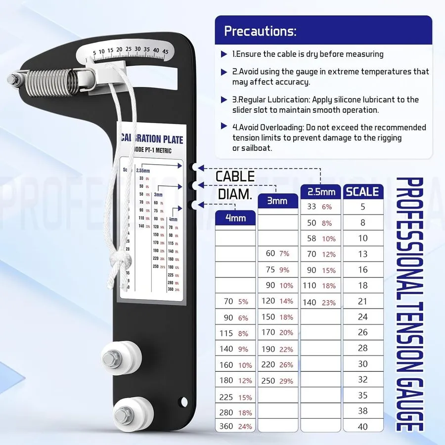 Складское оборудование Professional Stainless Steel Sailboat Rigging Tension Gau