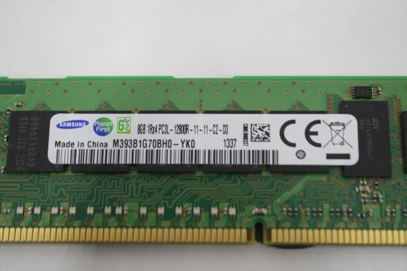 Модуль памяти Samsung M393B1G70BH0-YK0 8GB 1RX4 PC3L-12800R DDR3 ECC RDIMM RAM