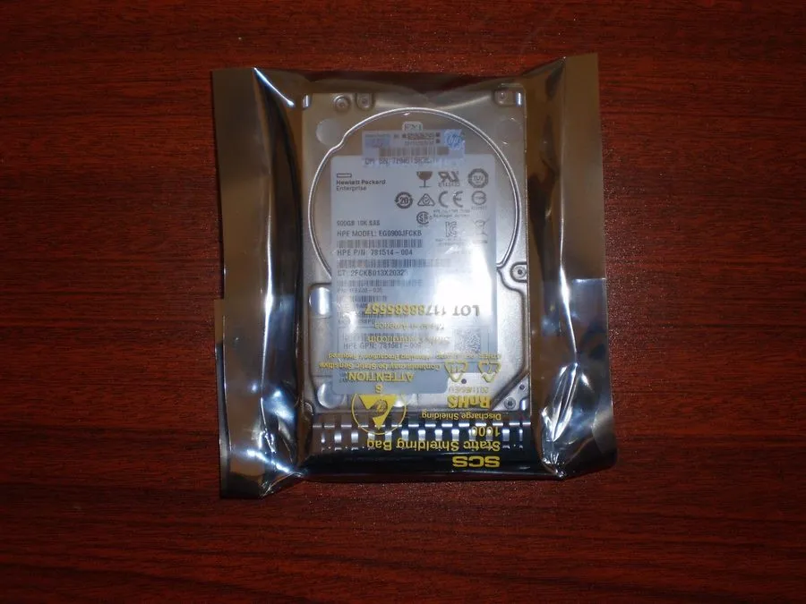Жёсткий диск 785411-001 785069-B21 HPE 900GB 10K 12G SFF 2.5" SAS SC HDD HARD DR