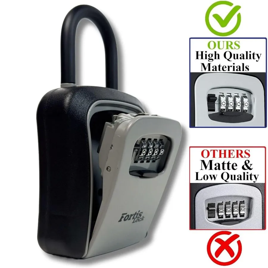 Такелажная скоба Portable Shackle Key Safe 4Digit Combination Code Lock Box Outs — фото лота 1