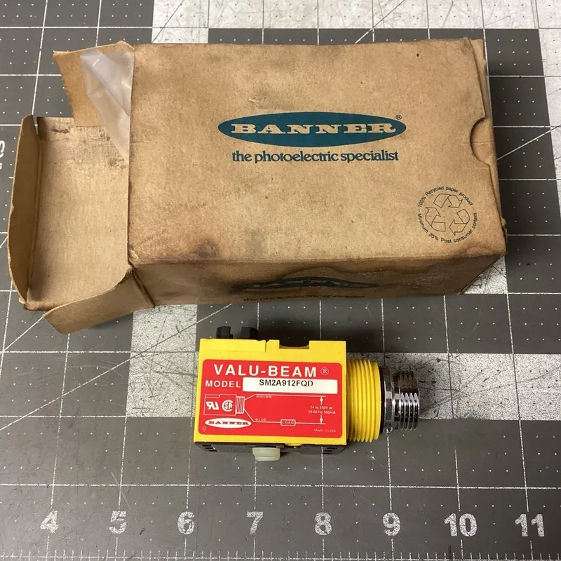 Фотоэлектрический датчик Banner Valu-Beam SM2A912FQD Photoelectric Sensor 24-250