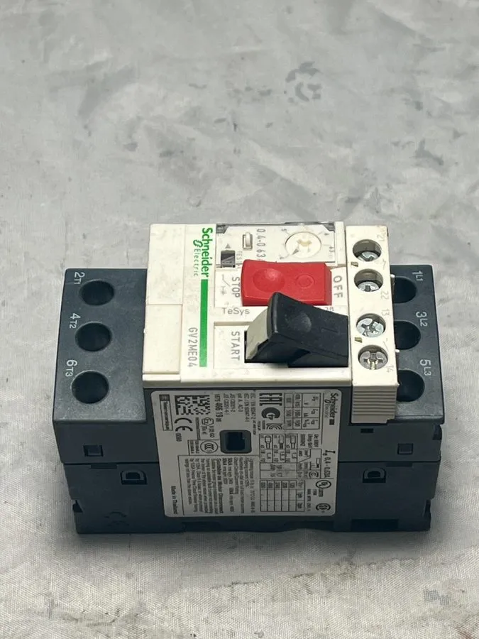 Автоматический выключатель Telemecanique GV2ME04 Motor Circuit Breaker 0.4-0.63A
