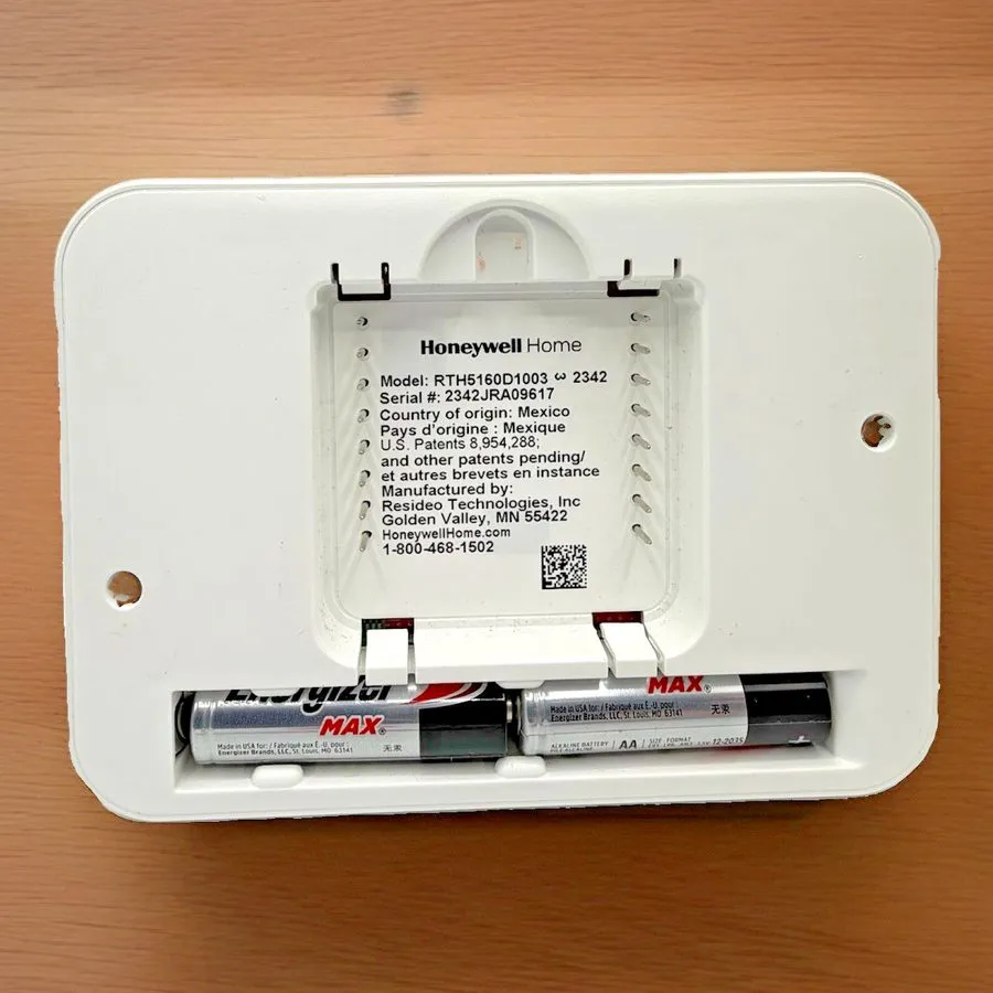 Термостат Honeywell Home Thermostat RTH5160D1003 Programmable HVAC Controller — фото лота 2