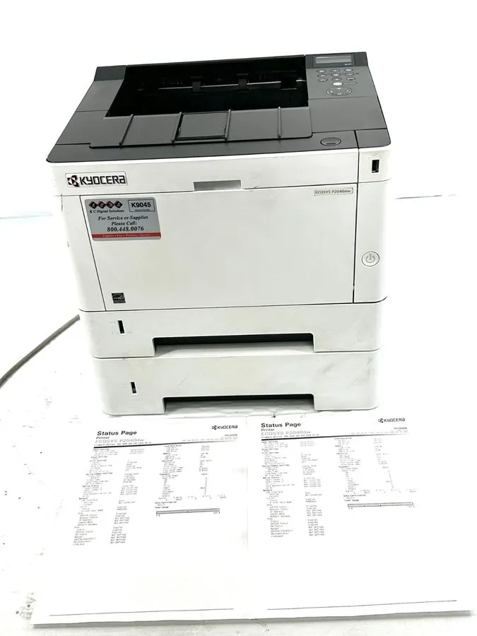 Лазерный принтер Kyocera Ecosys P2040dw Monochrome Laser Printer 2961 Pages Prin — фото лота 3