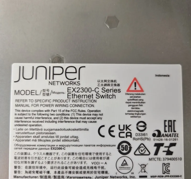 Коммутатор Juniper EX2300-C Series Ethernet Switch 12 Ports
