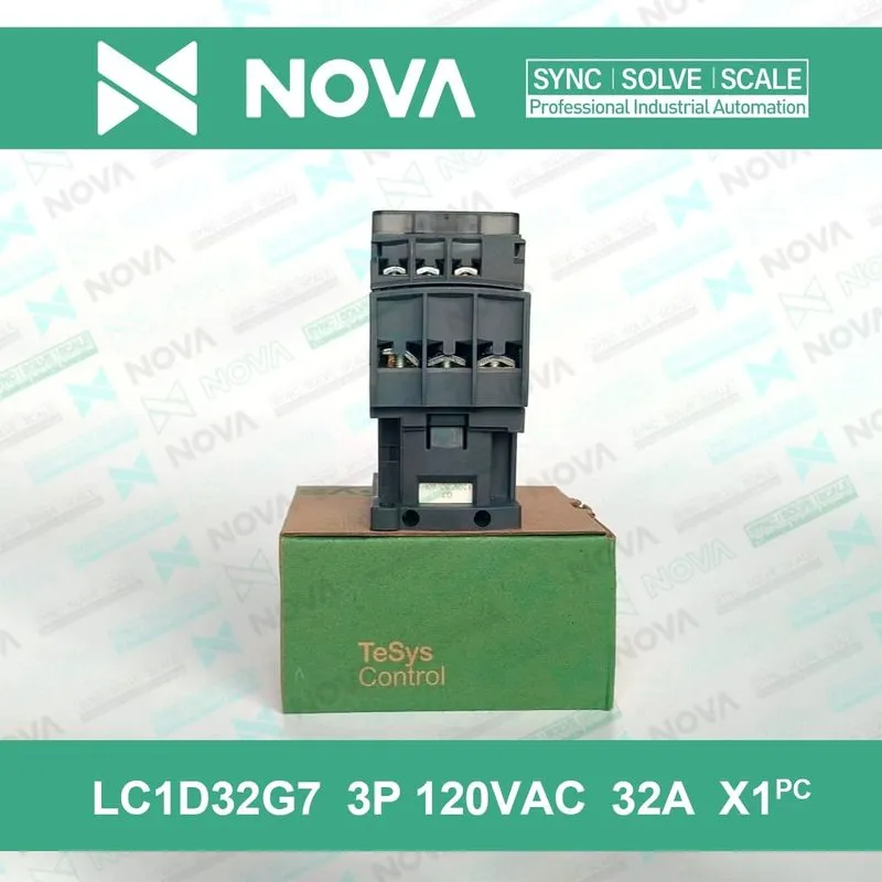Контактор Schneider LC1D32G7 3P AC Contactor, 32A AC-3, 120V AC Coil, Max 690V — фото лота 2