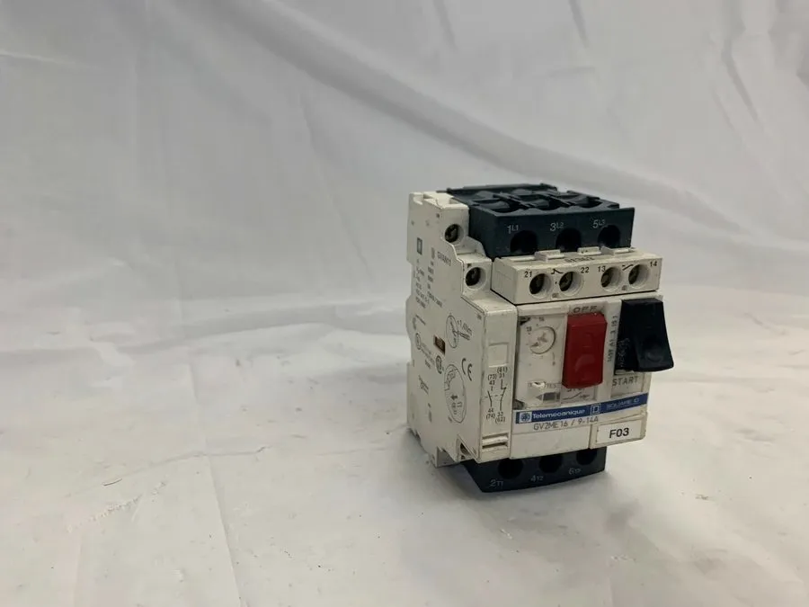Автоматический выключатель GV2ME16/9-14A Telemecanique motor circuit breaker ( a — фото лота 1