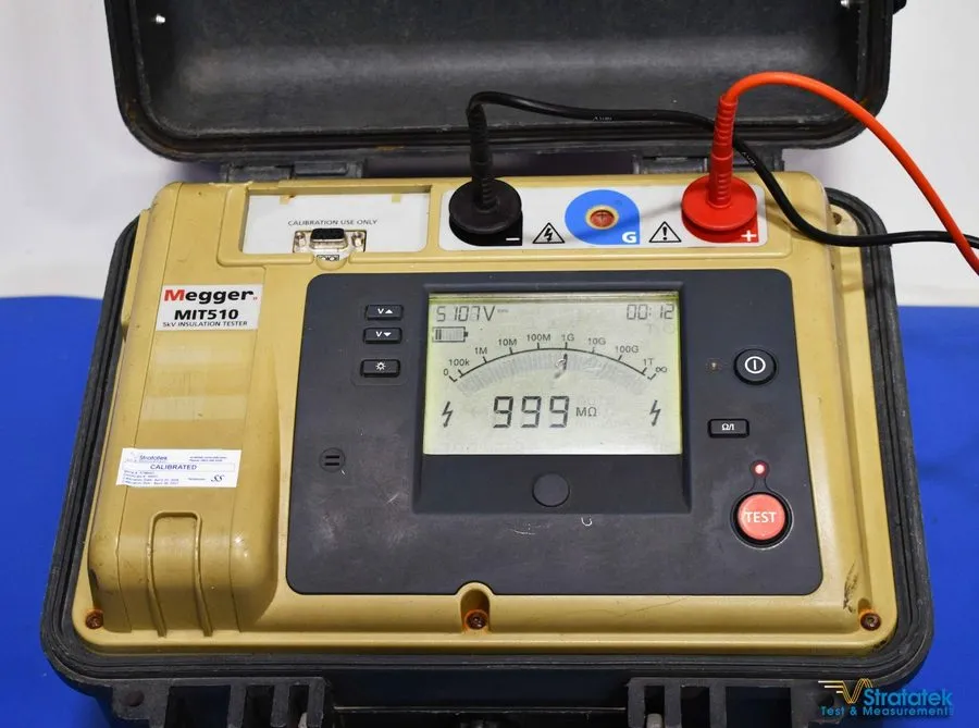 Тестер Megger Model: MIT510 Insulation Tester