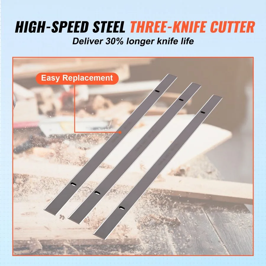Электродвигатель Uimoso 13-Inch Thickness Planer, 2000W 15-Amp Motor, Two-Blade — фото лота 2