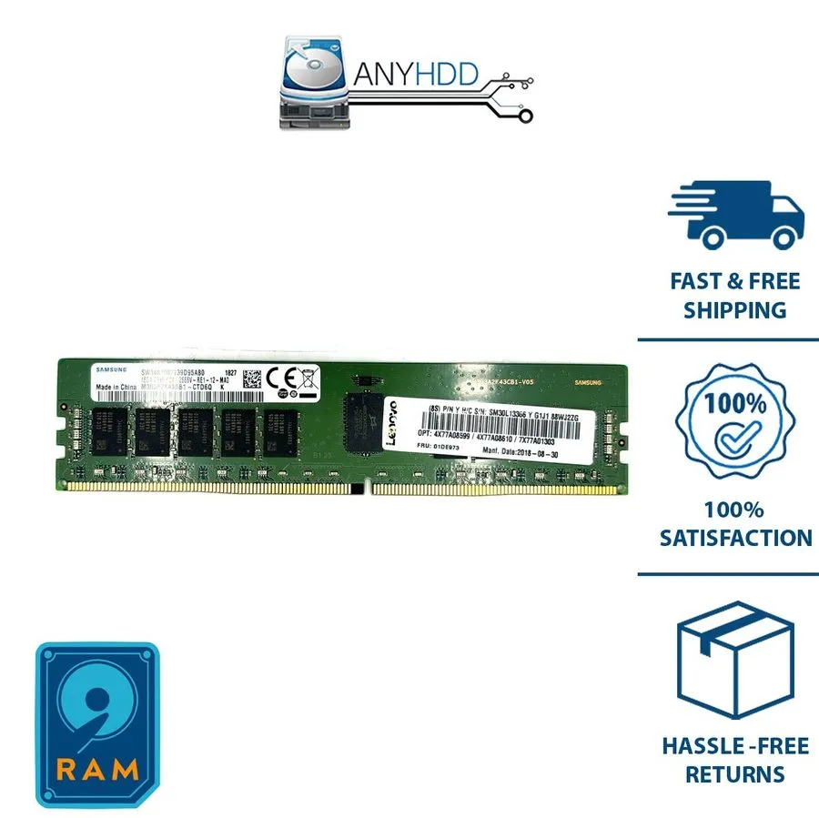 Модуль памяти Samsung 16GB DDR4-2666V 2Rx8 RDIMM Server RAM M393A2K43BB1-CTD6Q