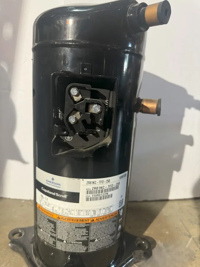 Компрессор ZR81KC-TFD-250 Copeland Compressor HMD0 — фото лота 1