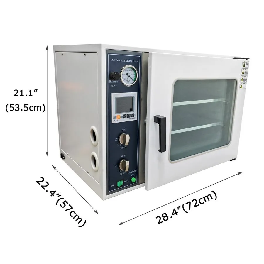 Сушильный шкаф 1.9 Cu Ft Digital Vacuum Drying Oven 2-Shelf Lab Oven w/Temperatu — фото лота 1