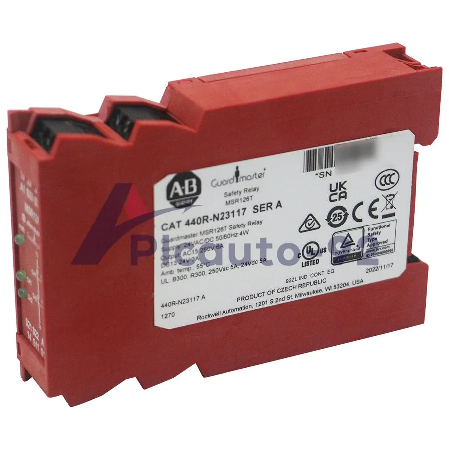 Реле безопасности Allen Bradley MSR126T 440R-N23117 Guardmaster Safety Relay 24V