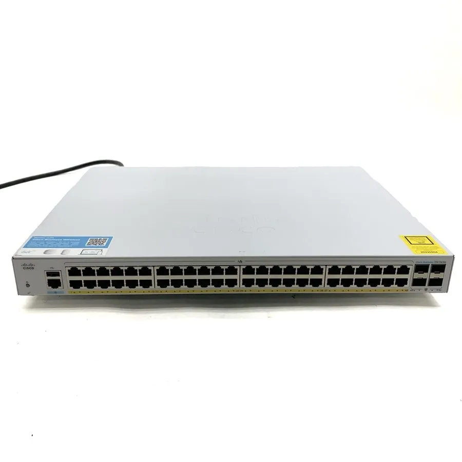 Коммутатор CISCO CBS350-48FP-4G 48 Port GE, Full PoE 4 Managed Switch Factory Re