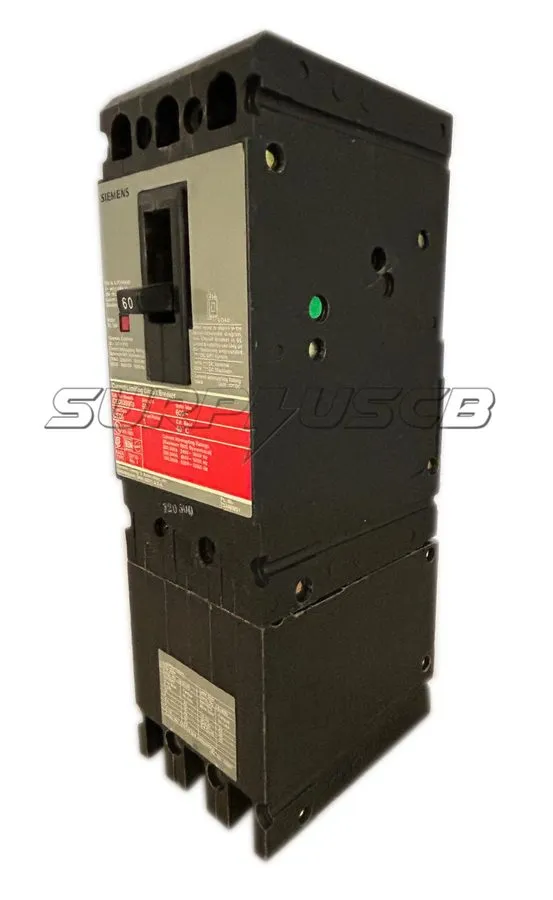 Автоматический выключатель Siemens CED63B060 Circuit Breaker, 60 Amp, 600Vac, 3-