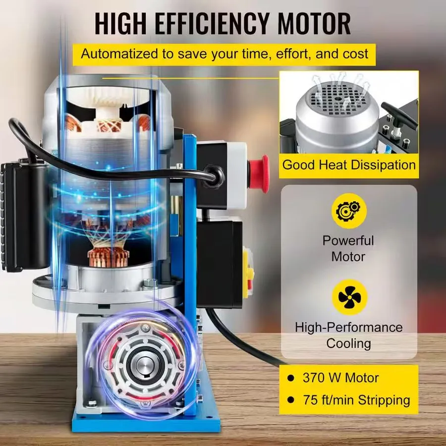 Станок для зачистки проводов Electric Wire Stripping Machine 370-Watt 0.06-1.5 I — фото лота 2