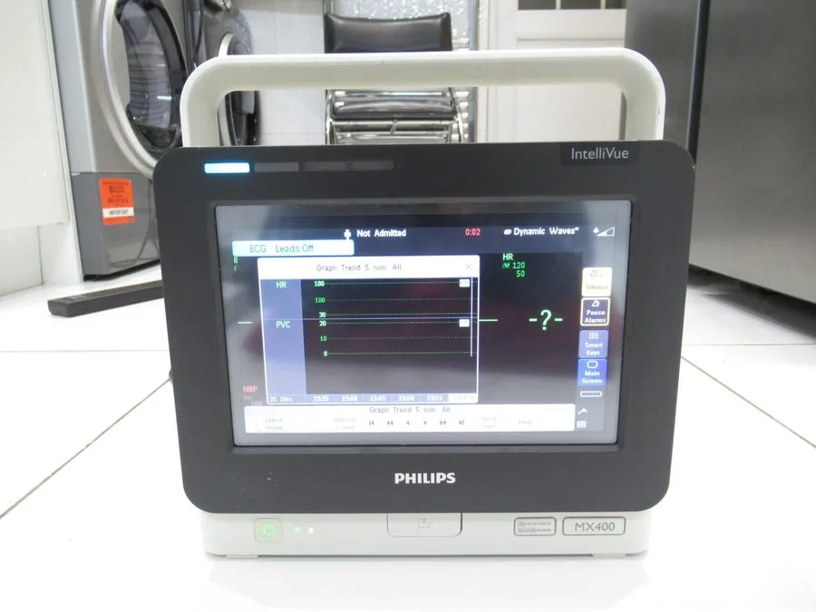 Электрокардиограф Philips IntelliVue MP50 w/ M3015A & M3001A Co2, Spo2, ECG, NIB