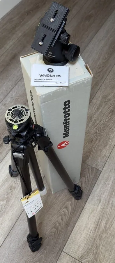 Оборудование видеонаблюдения EXC:Manfrotto 055CXPRO3 CF Tripod/679B Monopod/Vang — фото лота 2