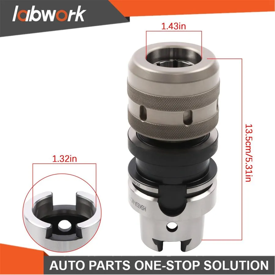 Режущий инструмент HSK63A Hydraulic Collet Chuck 1" Coolant Tube HSK63A-C1-100 C