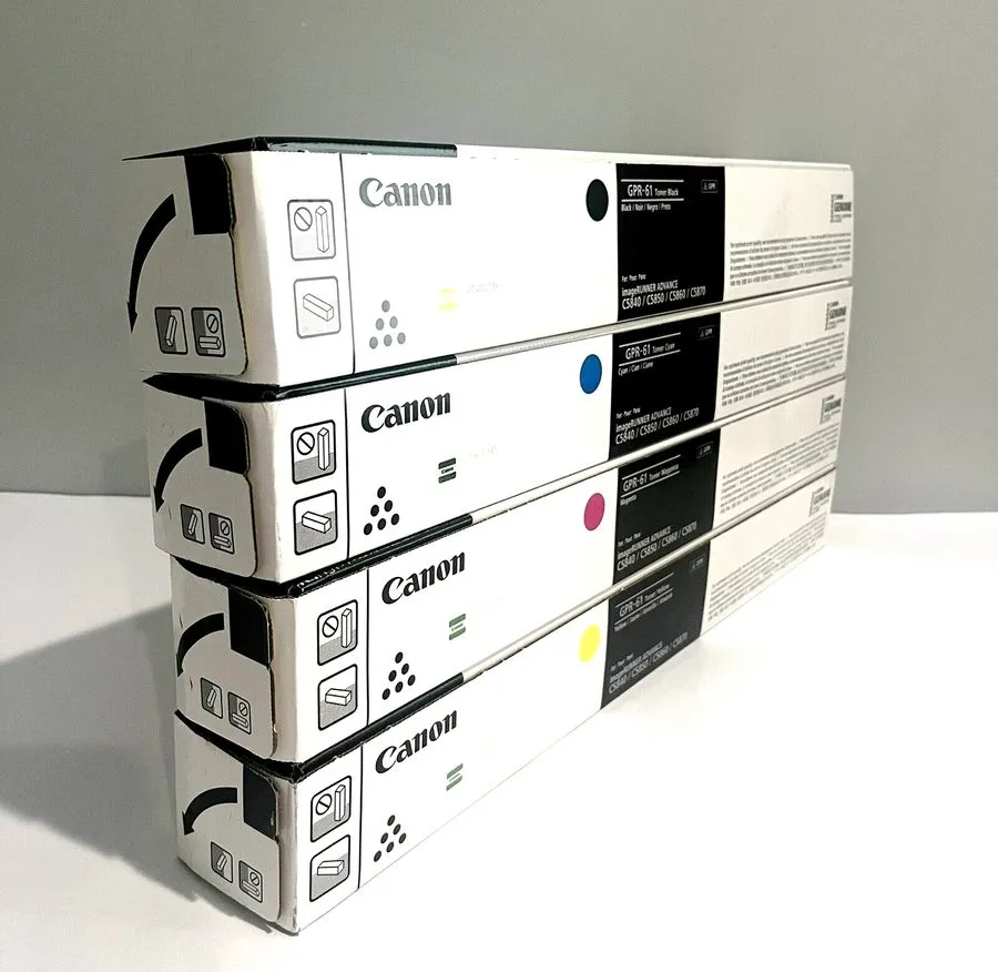 Георадар Canon GPR-61 Toner Cartridge Set C,Y,M,B High Yield Complete