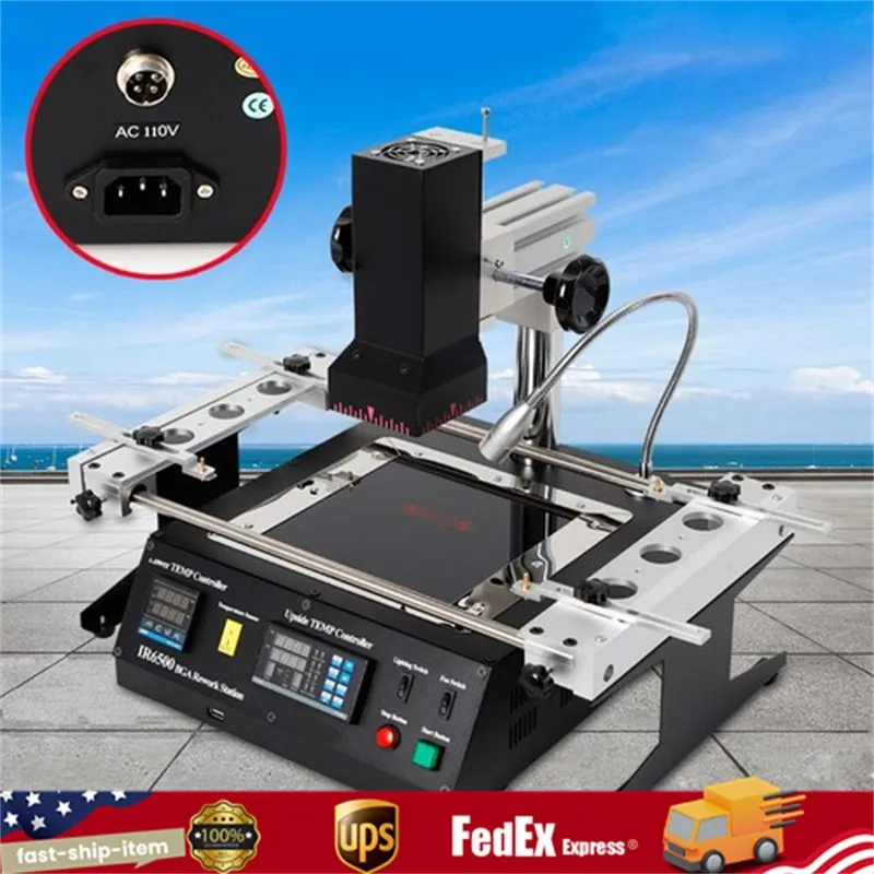 Паяльная станция IR6500 1250W BGA IR Infrared Rework Soldering Station Reflow Re