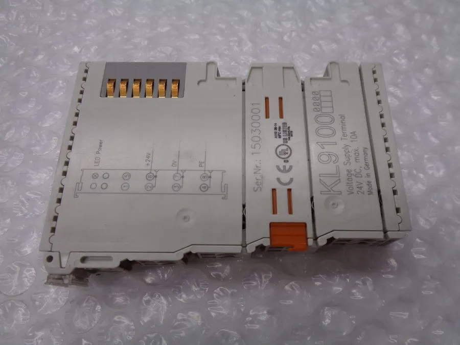 Модуль ввода-вывода Beckhoff KL9100 Voltage Supply Terminal, 24V DC 10A