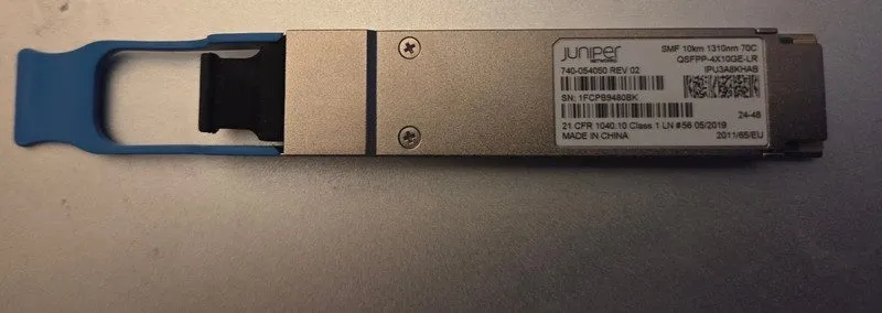 Коммутатор NEW/ Juniper QSFPP-4X10GE-LR QSFP+ 4x10GBASE-LR Optical Transceiver