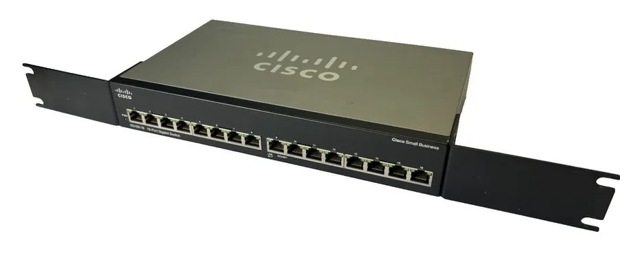 Коммутатор Cisco SG100-16 16 Port Unmanaged Gigabit Ethernet Switch Business Rac