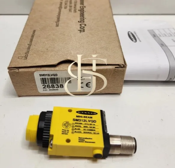 Фотоэлектрический датчик Banner SM312LVQD Photoelectric Sensor Retro 5M 10-30VDC