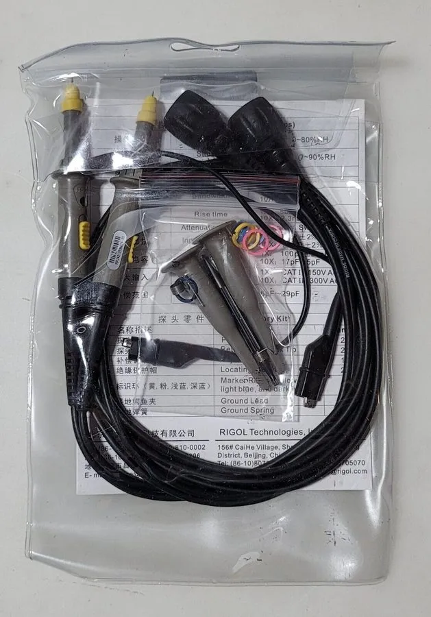 Осциллограф Two Rigol RP2200 Passive Oscilloscope Probe 150 MHZ, 10 x/x 1
