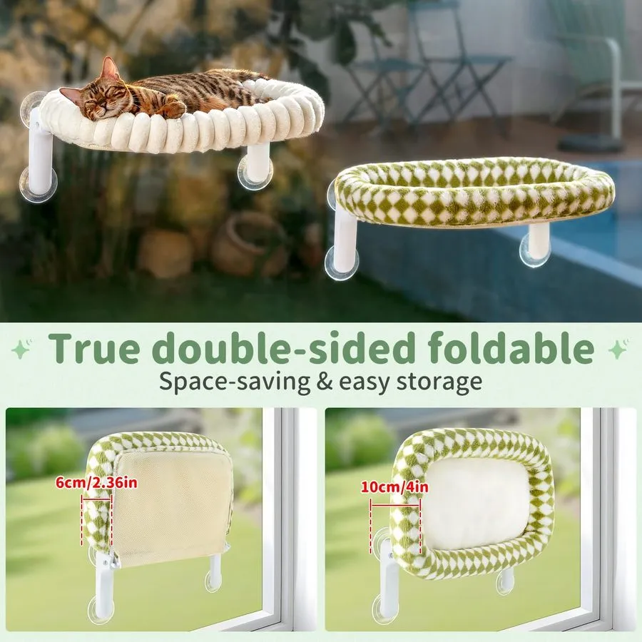Вакуумная присоска Cat Window Perch Bed Foldable Hammock Shelf Suction Cup 21.26 — фото лота 2