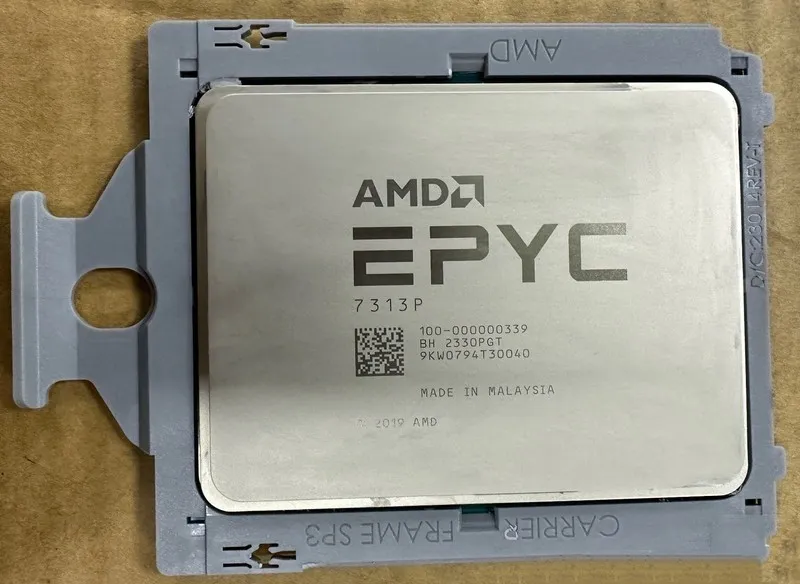 Процессор AMD epyc 7313p CPU processor 3.0-3.7ghz 16 core 128mb 155w sp3 (100-00