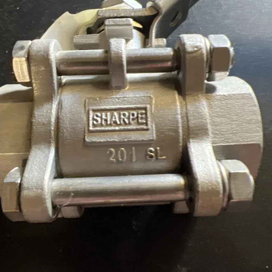 Клапан SHARPE VALVES 39036 Series 1-CF8M Ball Valve 1", 316 Stainless, Locking L — фото лота 2
