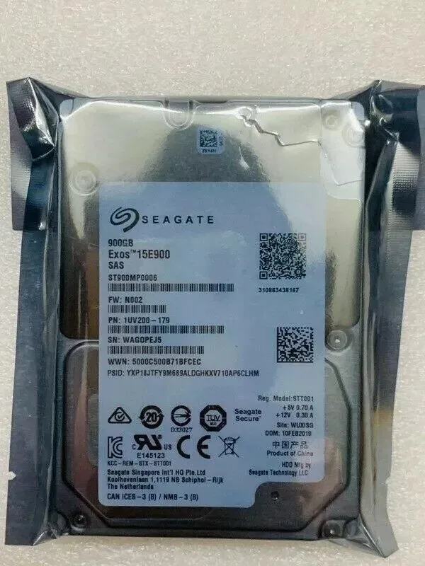 Жёсткий диск ST900MP0006 SEAGATE 900GB 12Gbs 256MB 15K 2.5'' SAS Hard Drive 100% — фото лота 1