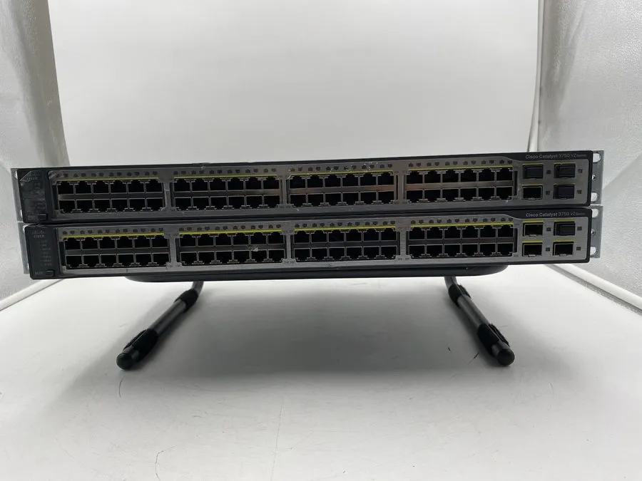 Коммутатор Cisco WS-C3750V2-48TS-S 48-Port Ethernet Network Catalyst