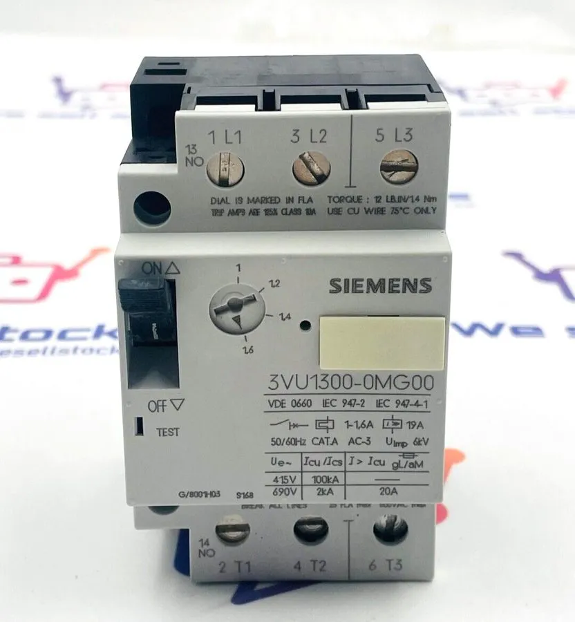 Автоматический выключатель SIEMENS 3VU1300-0MG00 Motor Protection Circuit Breake