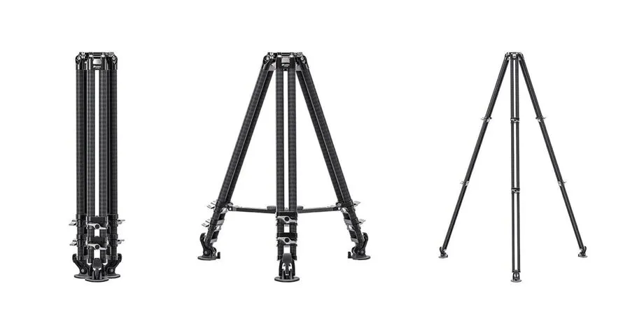Оборудование видеонаблюдения Leofoto LVC-253C Dual-Tube Video Tripod 75mm Integr