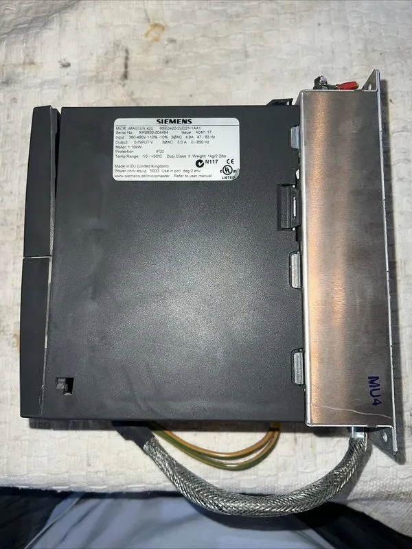 Частотный преобразователь Siemens MICROMASTER420 without filter 6SE6420-2UD15-5A — фото лота 4