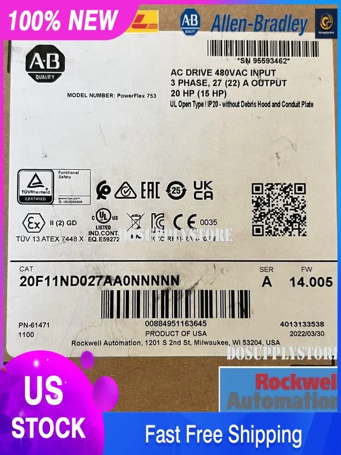 Частотный преобразователь 20F11ND027AA0NNNNN