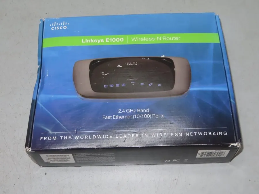 Маршрутизатор Cisco Linksys E1000 Wireless-N Router 300Mbps 4-Port WiFi Home Net