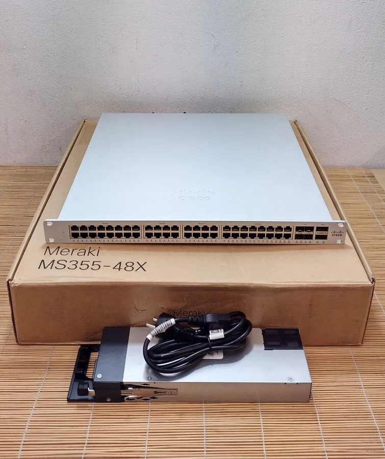 Коммутатор Cisco Meraki MS355-48X-HW Cloud-Managed Switching Performance-Driven 