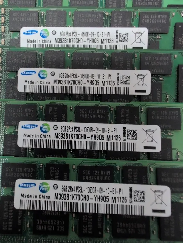 Модуль памяти 8GB 605313-071 Samsung M393B1K70CH0-YH9Q5 2Rx4 DDR3-1333 PC3L-1060