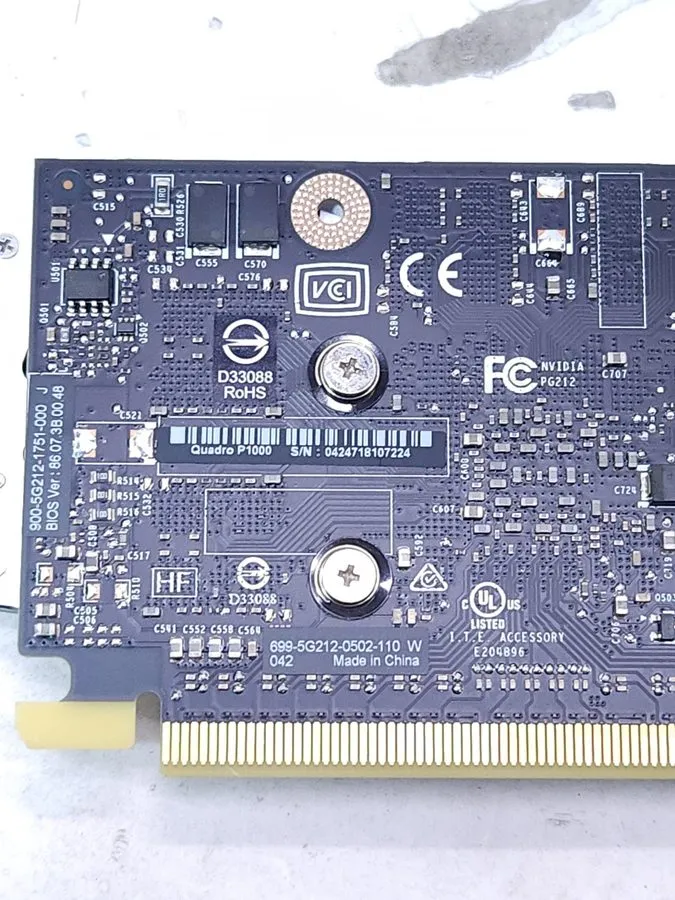 GPU-ускоритель PNY nVIDIA Quadro P1000 VCQP1000 4GB PCI-E 3.0 4 Mini DP Display  — фото лота 2