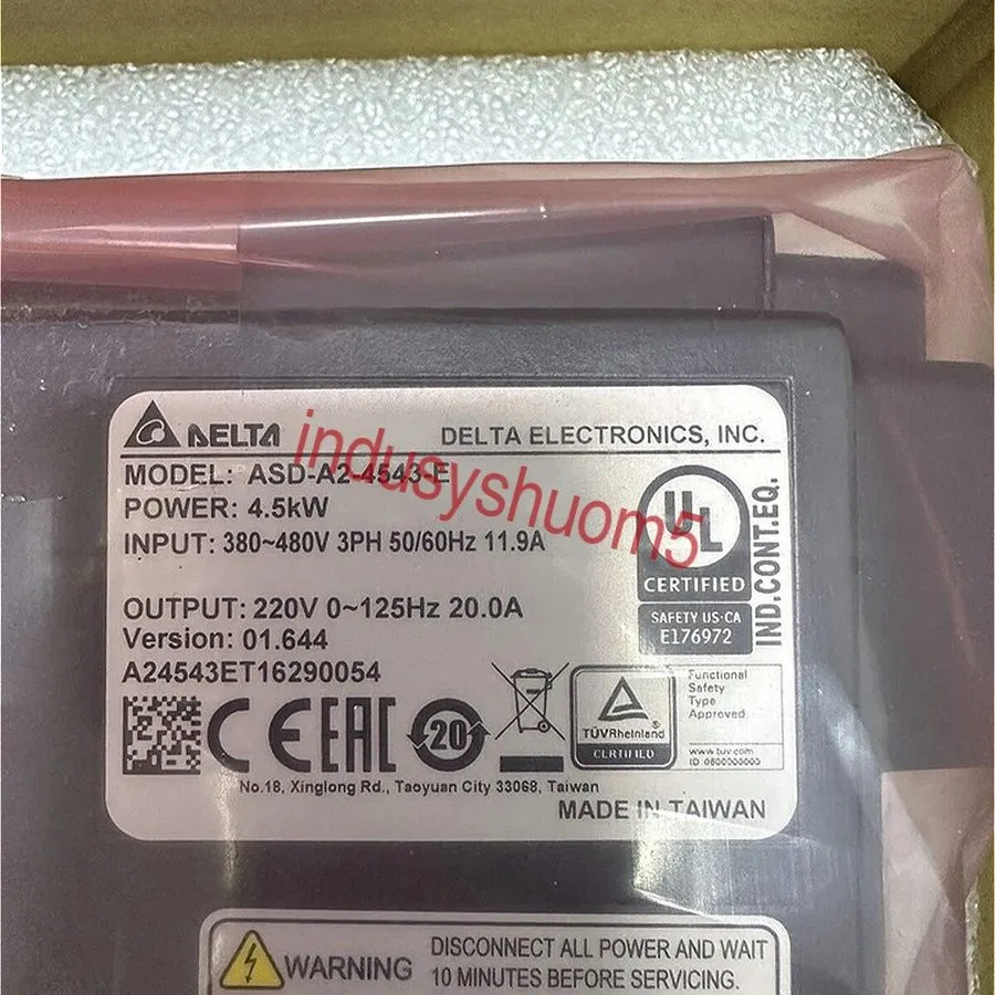 Сервопривод Delta A2 Series 4.5KW Servo Driver ASD-A2-4543-E