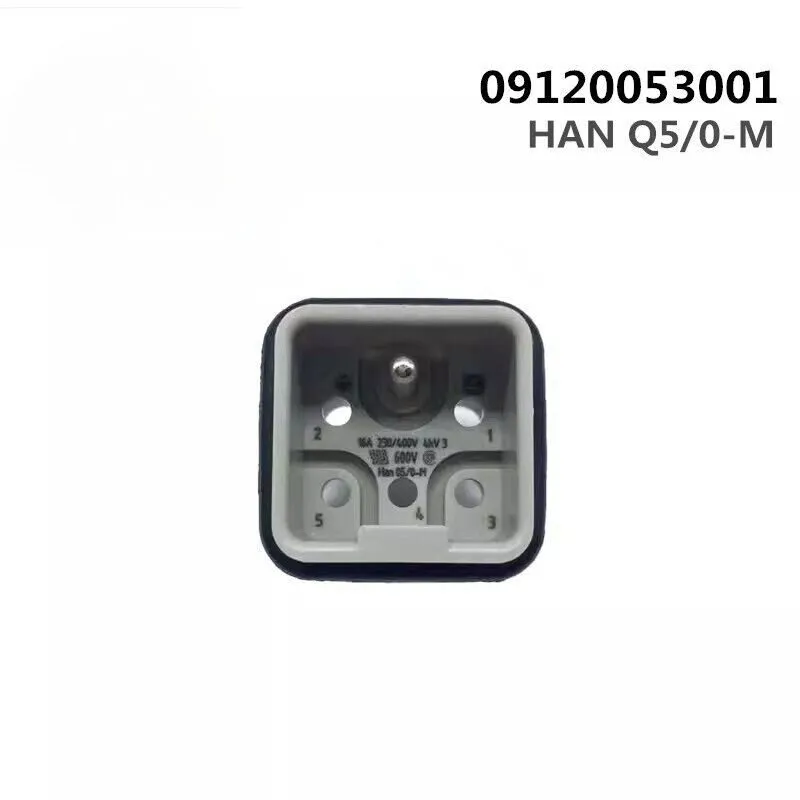Разъём HARTING Connector 09120053001 HAN Q5/0-M 5-core Male Heavy-duty Connector