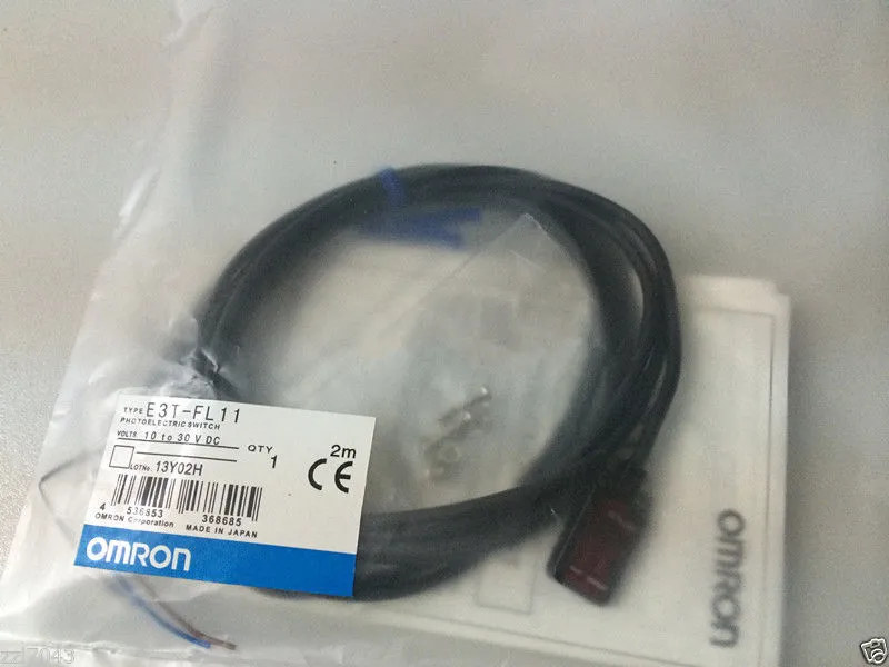 Фотоэлектрический датчик Omron E3T-FL11 2m Ultrathin Photoelectric Switch NPN Se