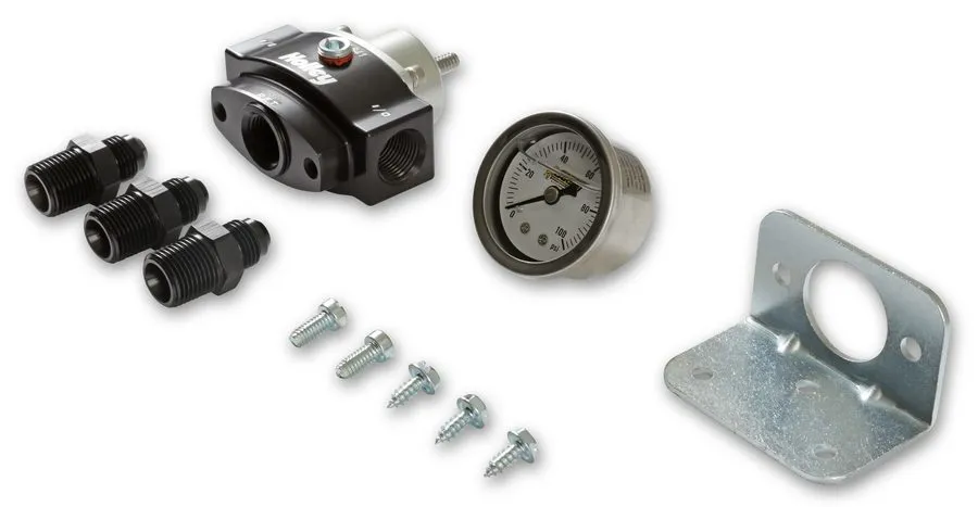 Трубопроводная арматура Holley 12-841KIT Billet Bypass Fuel Pressure Regulator K — фото лота 1
